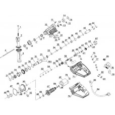 EINHELL TH-RH 800 E Fúrókalapács Robbantott rajz